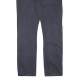 LEVI'S Mens Cotton Blend Blue Regular Straight Trousers W35 L33 Classic Zip