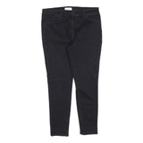 COAST Womens Slim Black Cotton Denim Jeans W32 L27 Zip