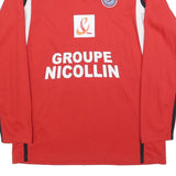 NIKE Mens Red & White & Black Football Powell Number 8 Pullover Crew Neck XL