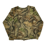 Advantage Camo Long Sleeve T-Shirt - XL Green Cotton