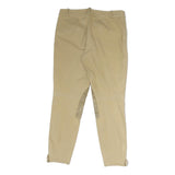 RALPH LAUREN Mens Slim Beige Cotton Trousers W30 L27 Zippered Pocket Detail