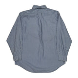 Ralph Lauren Striped Shirt - Large Blue Cotton