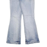 MAURICES Womens Regular Blue Flared Denim Medium W32 L32 Button Cotton Blend