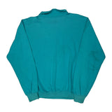 Patagonia Collared Sweatshirt - Large Blue Cotton