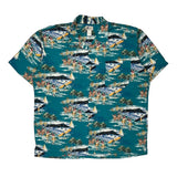 Cherokee Graphic Hawaiian Shirt - XL Multicoloured Viscose