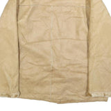BC CLOTHING Womens Beige Faux Fur Collar Button Jacket XL Polyester Blend Plain