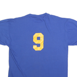 RUSSELL ATHLETIC Mens Blue Houston Chargers Graphic T-Shirt M Short Sleeve Crew