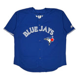 Blue Jays Majestic Mlb Jersey - 2XL Blue Polyester