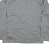 THE NORTH FACE Mens Grey Softshell Jacket L Polyester Blend Zip Outdoor Fitted