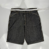 Unbranded Carpenter Shorts - 38W 13L Black Cotton