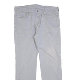 LEVI'S 514 Classic Mens Jeans Grey Classic Straight Denim Medium W38 L32 Casual