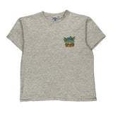Caribbean Surf Single Stitch T-Shirt - XL Grey Cotton