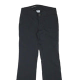 COLUMBIA Womens Polyester Blend Black Regular Straight Trousers W30 L31 Outdoor