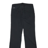 COLUMBIA Womens Polyester Blend Black Regular Straight Trousers W30 L31 Outdoor