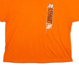 WINNER'S CIRCLE Mens Orange Stewart Graphic T-Shirt 2XL Short Sleeve Crew Neck