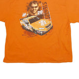 WINNER'S CIRCLE Mens Orange Stewart Graphic T-Shirt 2XL Short Sleeve Crew Neck