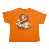 WINNER'S CIRCLE Mens Orange Stewart Graphic T-Shirt 2XL Short Sleeve Crew Neck