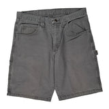 Wrangler Double Knee Carpenter Shorts - 34W 11L Grey Cotton