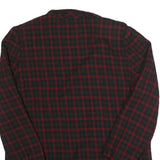 J'ENVIE SPORT Womens Red & Black Check Wool Jacket UK 14 Button Closure Classic