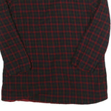 J'ENVIE SPORT Womens Red & Black Check Wool Jacket UK 14 Button Closure Classic