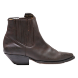 GRINDEBS Cowboy Boots Brown Leather Womens UK 8