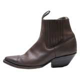 GRINDEBS Cowboy Boots Brown Leather Womens UK 8