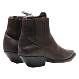 GRINDEBS Cowboy Boots Brown Leather Womens UK 8