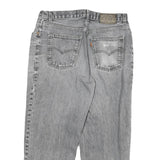 LEVI'S Womens Grey Relaxed Straight Denim Medium W30 L24 Casual Zip Jeans