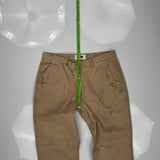 Unbranded Chinos - 36W 30L Beige Cotton