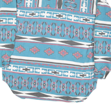 ONLY STUFF Mens Blue Red & Black Pattern Shirt L Cotton Blend Long Sleeve Casual