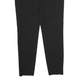 CLUB MONACO Womens Wool Black Slim Tapered Trousers W32 L32 Formal Workwear