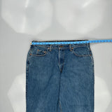 Levis Wide Leg 535 Jeans - 38W 32L Blue Cotton