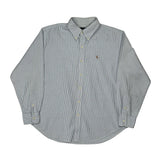 Ralph Lauren Striped Shirt - Small Blue Cotton