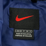 Nike Windbreaker - Small Blue Polyester