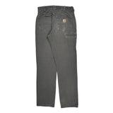 Carhartt Carpenter Trousers - 31W 32L Grey Cotton