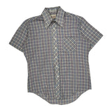 Branford Checked Short Sleeve Shirt - Large Multicoloured Polyester Blend