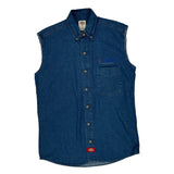 Dickies Denim Shirt - Small Blue Cotton