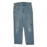 Made In USA Levis 505 Jeans - 34W 30L Light Wash Cotton