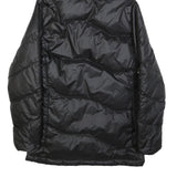 PUMA Womens Black Jacket UK 14 Polyester Zip Hooded Puffer Stylish Warmwear