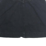 BDG Womens Black Cotton Mini Skirt Zip Front Casual Pocket Design Size S