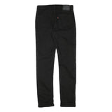 LEVI'S Mens Black Regular Fit Straight Denim Jeans Cotton Blend W31 L32 Zip