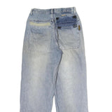 C.W.W JEANS Mens Blue Regular Straight Denim Medium W28 L30 Workwear Style