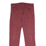 LEVI'S 511 Slim Mens Jeans Red Slim Skinny Denim W31 L32 Classic Fit Stretch
