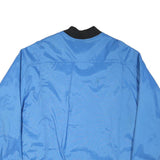 NIKE Mens Blue & Black Athletic Jacket XL Polyester Blend Plain Zip Sportswear