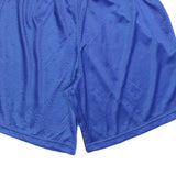 CHAMPION Mens Blue Sports Shorts M W28 Polyester Mesh Comfortable Lightweight