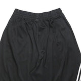 ADIDAS Mens Black Sports Casual Polyester Shorts M W28 Elastic Waistband