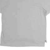 CHAPS Mens Grey Short Sleeve Plain L Polo Shirt Cotton Casual Classic