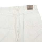 WRANGLER Mens White Casual Shorts XL W38 Cotton Blend Classic Fit