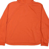 TOMMY HILFIGER Mens Orange Hoodie L Cotton Blend Pullover Hooded Sweatshirt