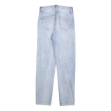 CARHARTT Womens Slim Jeans Blue Denim Light W25 L28 Zip Cotton Blend Casual